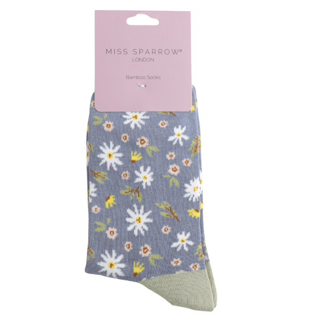 Socks Bamboo Soft Meadow denim