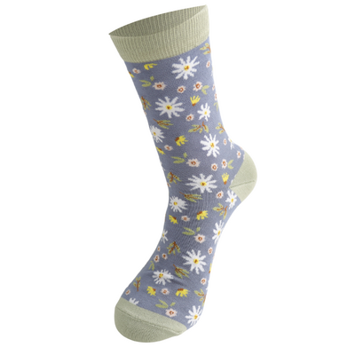 Miss Sparrow Socks Bamboo Soft Meadow denim
