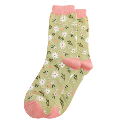 Miss Sparrow Socks Bamboo Soft Meadow green
