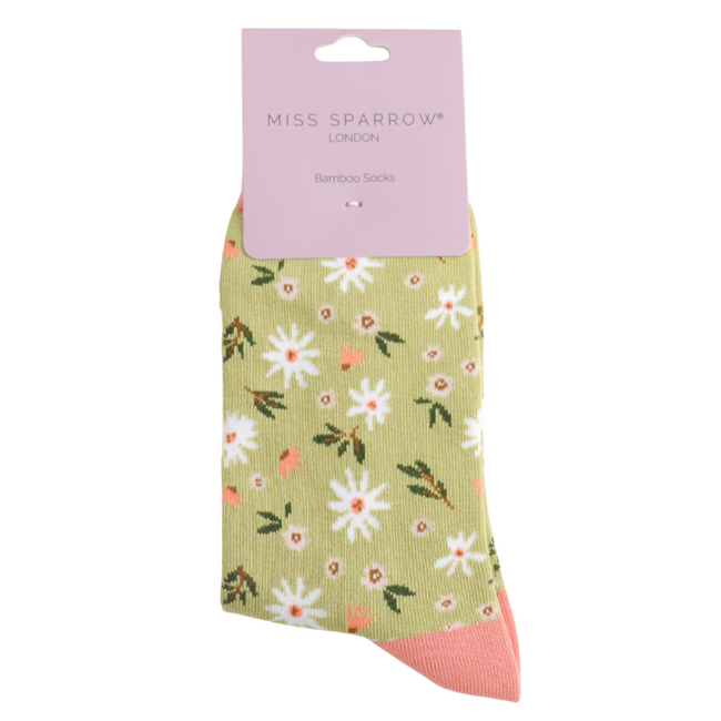 Socks Bamboo Soft Meadow green