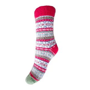 Gemjar Socken Wollmix Shetland blue/red/green
