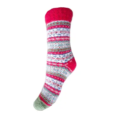 Gemjar Socken Wollmix Shetland blue/red/green