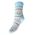 Gemjar Socks Woolmix Shetland blue top multi