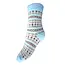 Gemjar Socken Wollmix Shetland blue top multi