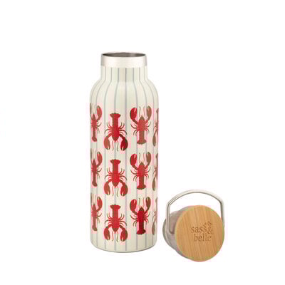 Sass & Belle Water Bottle Lobster
