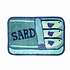 Sass & Belle Teppich/Badematte Sardine