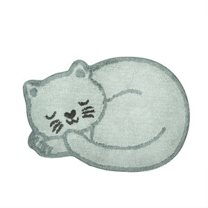 Sass & Belle Carpet/ Bath Mat Sleeping Cat