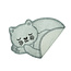 Carpet/ Bath Mat Sleeping Cat