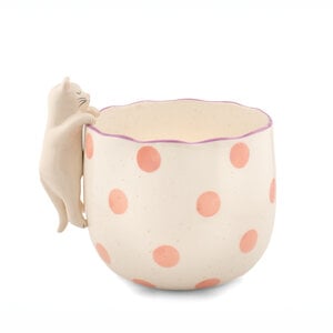 Sass & Belle Planter Peeking Cat