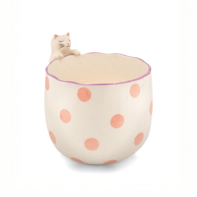 Sass & Belle Planter Peeking Cat