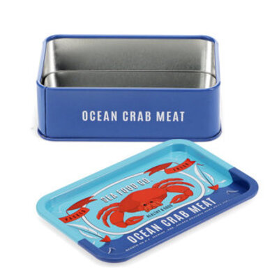 Rex London Mini Storage Tin with Lid Crab