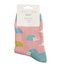Kids Socks Bamboo Geo Hedgehogs dusky pink 4-6Y