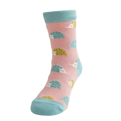 Miss Sparrow Kids-Socken Bamboo Geo Hedgehogs dusky pink 4-6Y