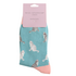 Miss Sparrow Socks Bamboo Tabby Cats duck egg