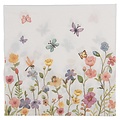 Clayre & Eef Papierservietten Meadow & Butterflies