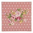 Clayre & Eef Paper napkins Roses & Dots dusty pink