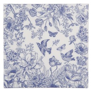 Clayre & Eef Papierservietten Toile blue