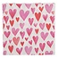 Clayre & Eef Paper napkins Aquarell Hearts