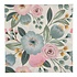 Clayre & Eef Paper napkins Flowers olive