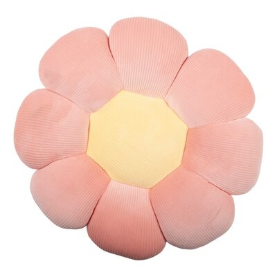 Clayre & Eef Kissen Flower pink/yellow