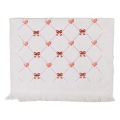 Clayre & Eef Guest towel Bows & Hearts
