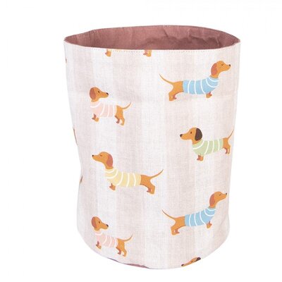 Clayre & Eef Bread basket Sausage Dog Stripy