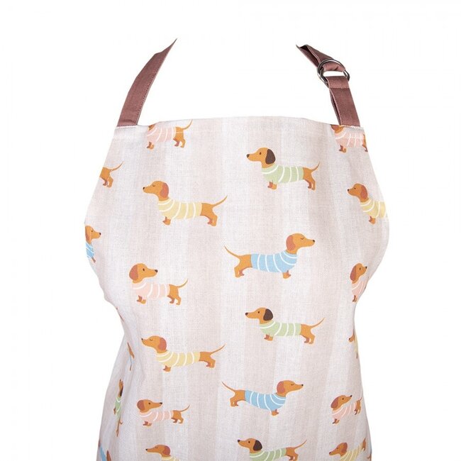 Kitchen apron Sausage Dog Stripy