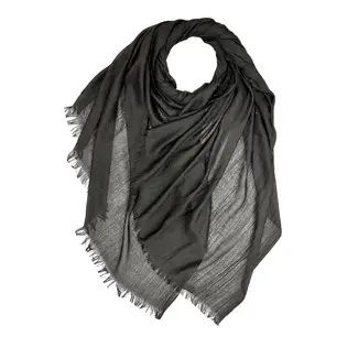 Pure & Cozy Scarf Cotton/Modal jet black