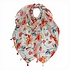 M&K Collection Schal Wild Floral Tassels