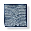 M&K Collection Schal Square Abstract Dot Wave navy