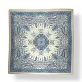 M&K Collection Scarve Square Hertitage Medallion blue