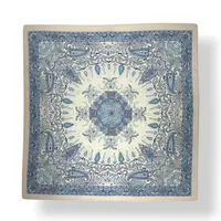 M&K Collection Scarve Square Hertitage Medallion blue