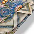 M&K Collection Schal Square Floral Medallion