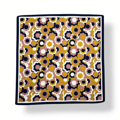 M&K Collection Schal Square Pop Floral black