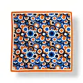 M&K Collection Schal Square Pop Floral orange