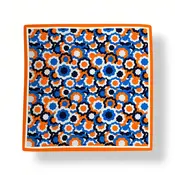 M&K Collection Schal Square Pop Floral orange