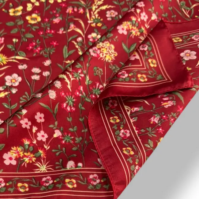 Schal Square Meadow Floral red