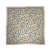 M&K Collection Scarve Square Meadow Floral cream