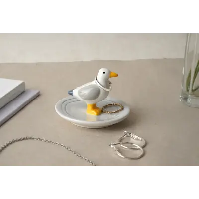 CGB Giftware Trinket Dish Coastal Seagul