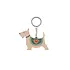 CGB Giftware Keyring Wooden Embroidery Scottie Dog