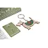 CGB Giftware Schlüsselanhänger Wooden Embroidery Scottie Dog