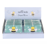 Sass & Belle Compact Mirror in Display Bee