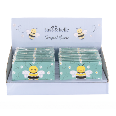 Sass & Belle Taschenspiegel in Display Bee