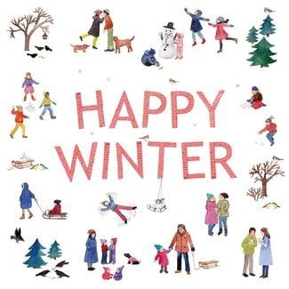 Paperproducts Design Paper Napkins Happy Winter