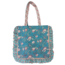 Tote Bag Quilted Ruffles inky blue