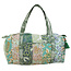 Canvas Duffle Bag Floral green