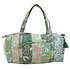 Powell Craft Canvas Duffle Bag Floral green