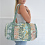 Canvas Duffle Bag Floral green