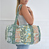 Powell Craft Canvas Duffle Bag Floral green