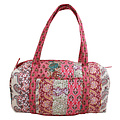 Powell Craft Canvas Duffle Bag Floral red
